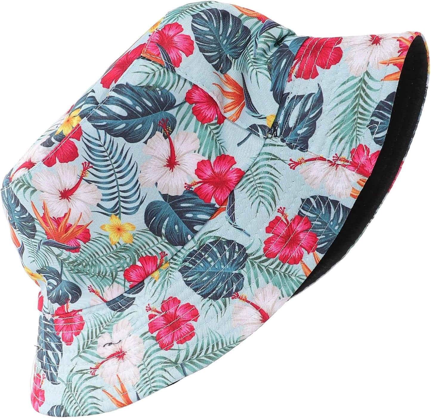 Chapeau bob — pour homme, à motifs, en polyester