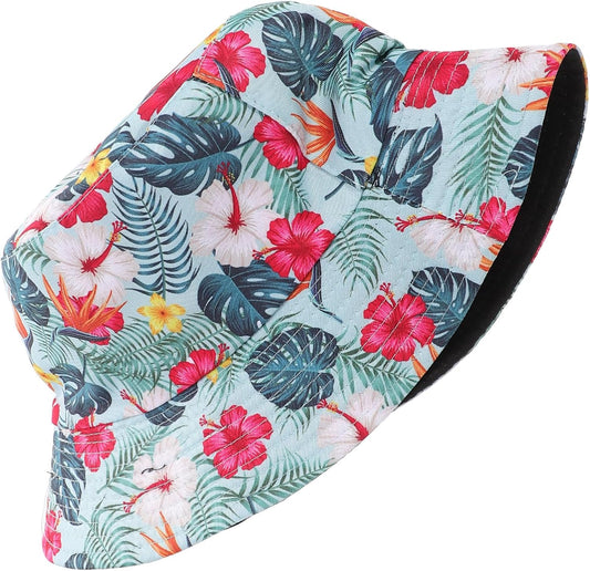 Chapeau bob — pour homme, à motifs, en polyester